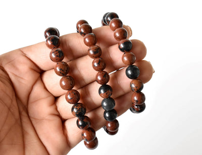 Mahogany Obsidian Bracelet (Creativity and Growth)