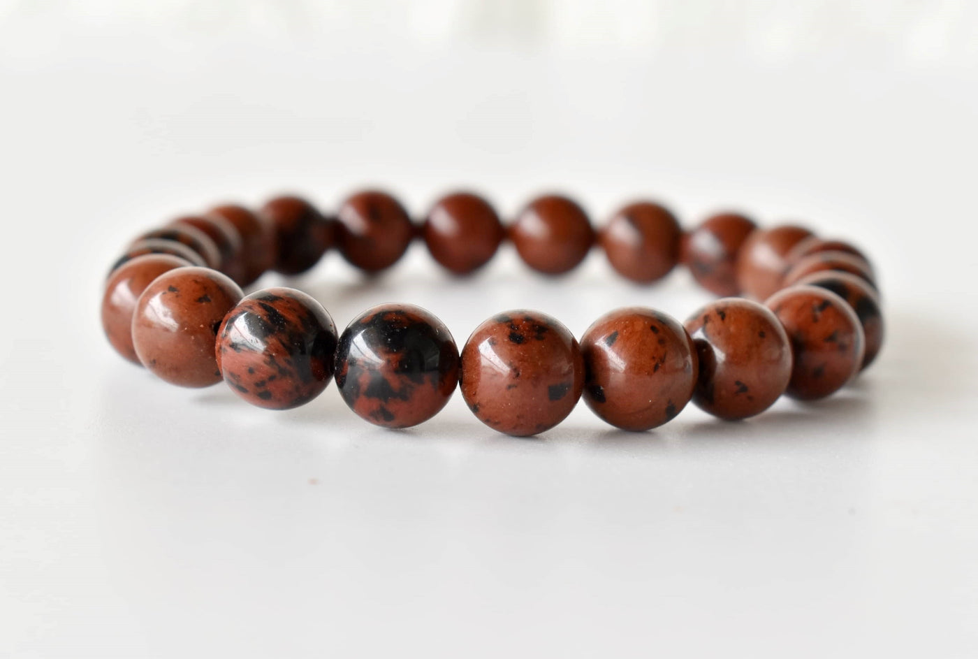 Mahogany Obsidian Bracelet (Creativity and Growth)