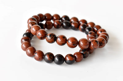 Mahogany Obsidian Bracelet (Creativity and Growth)