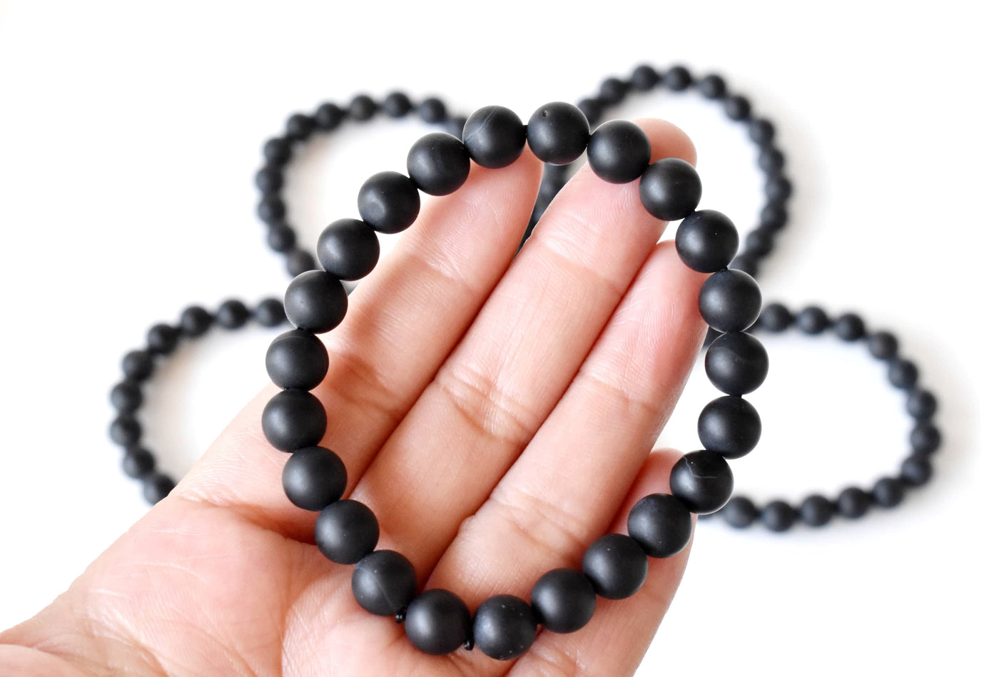 Matt Black Onyx Bracelet (Focus and Growth)