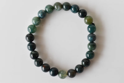 Moss Agate Bracelet (Balance and Communication)