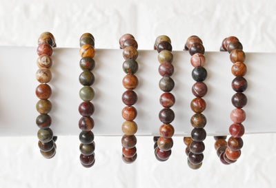 Mulit Picasso Jasper Bracelet (Control and Self-Discipline )