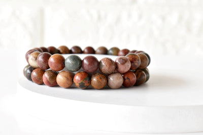 Mulit Picasso Jasper Bracelet (Control and Self-Discipline )