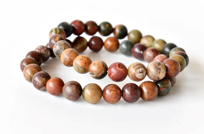 Mulit Picasso Jasper Bracelet (Control and Self-Discipline )