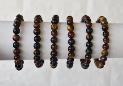 Multi Tiger Eye Bracelet (Self-Confidence, Spiritual Stability,)