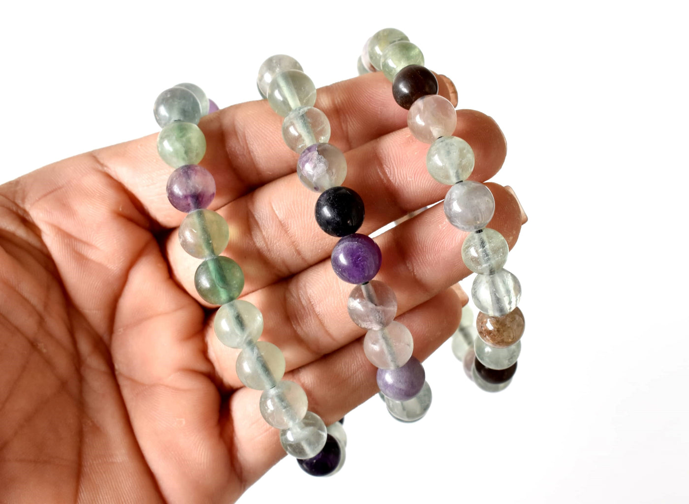 Multi Fluorite Bracelet (Self-Discipline and Clarity)