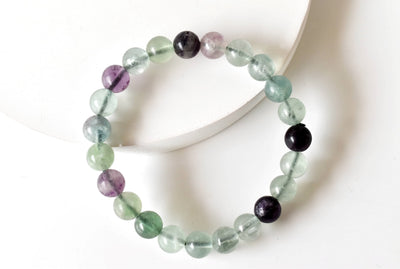 Multi Fluorite Bracelet (Self-Discipline and Clarity)