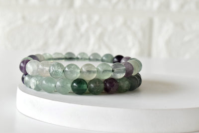 Multi Fluorite Bracelet (Self-Discipline and Clarity)