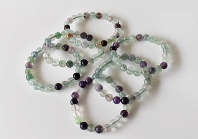 Multi Fluorite Bracelet (Self-Discipline and Clarity)