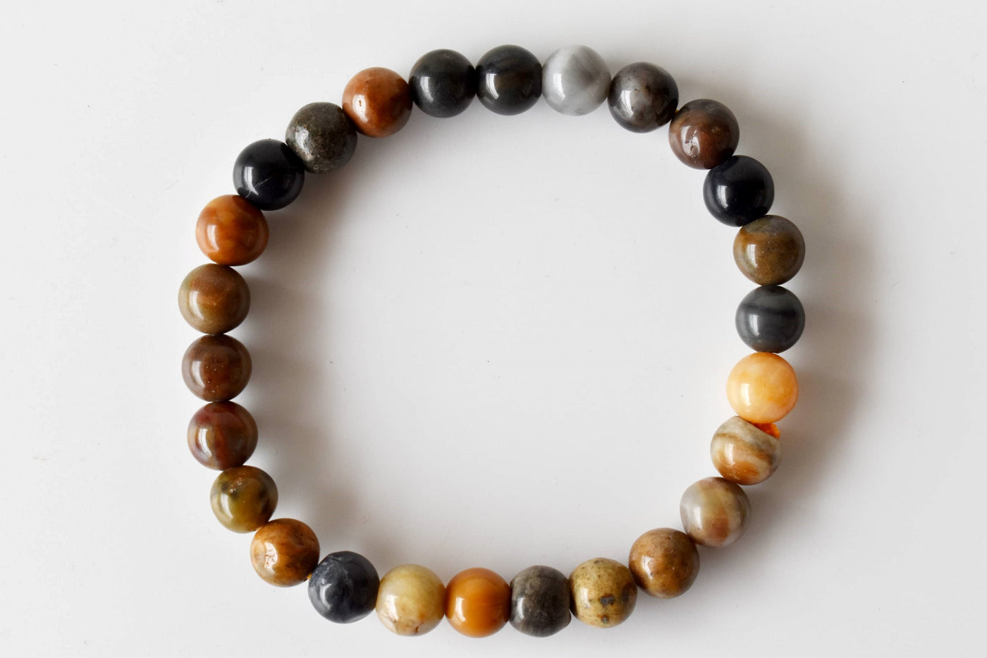 Petrified Wood Bracelet (Growth and Knowledge)