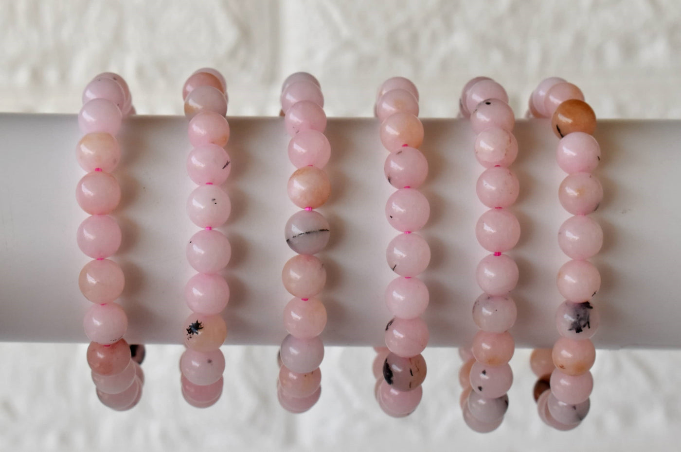 Pink Opal Bracelet (Mastering Fear and Wisdom)