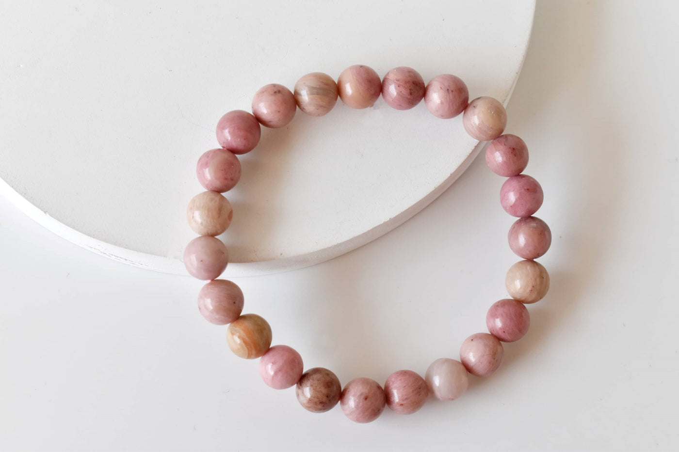 Rhodochrosite Bracelet (Compassion and Relaxation)