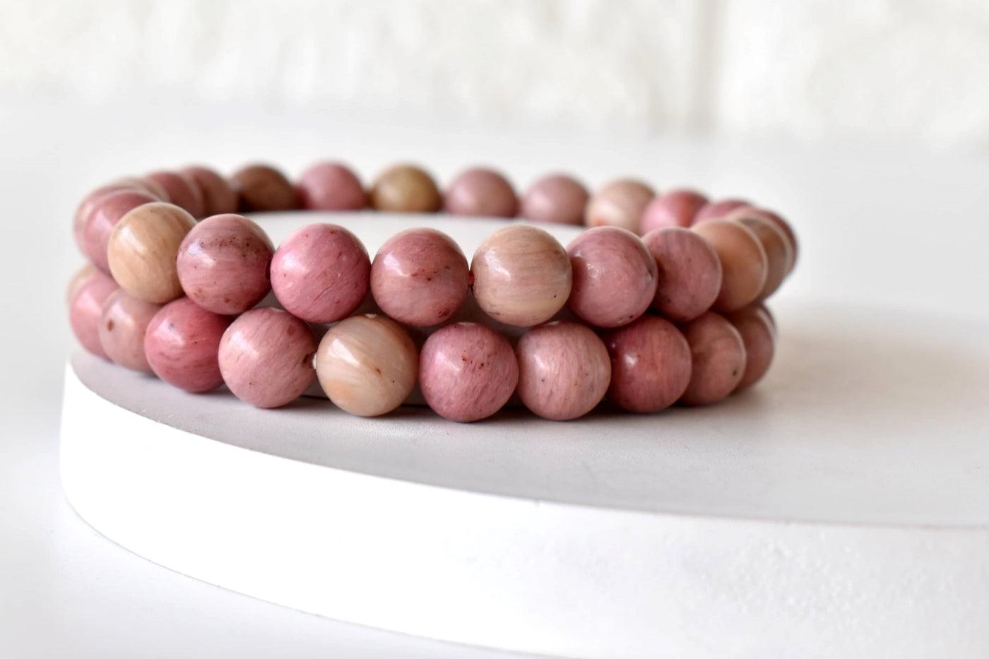 Rhodochrosite Bracelet (Compassion and Relaxation)