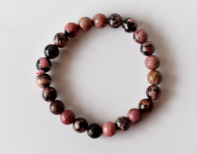 Rhodonite Bracelet (Empathy and Dispelling Negative Energy)