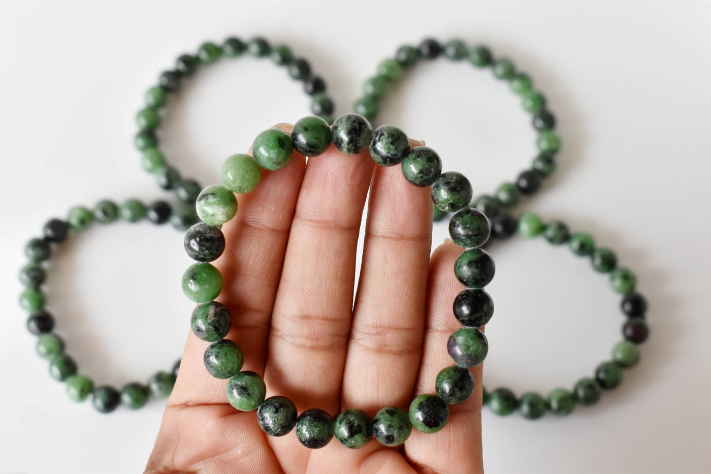 Ruby Zoisite Bracelet (Masculine & Feminine Energies and Harmony )