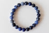 Bracelet Sodalite 4MM, 6MM, 8MM, 10MM, 12MM AAA Bracelet de perles rondes, Bracelet de pierres précieuses Pierres de guérison