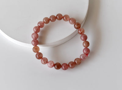 Strawberry Quartz Bracelet (Attraction and Emotional Calmness)