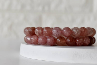 Strawberry Quartz Bracelet (Attraction and Emotional Calmness)