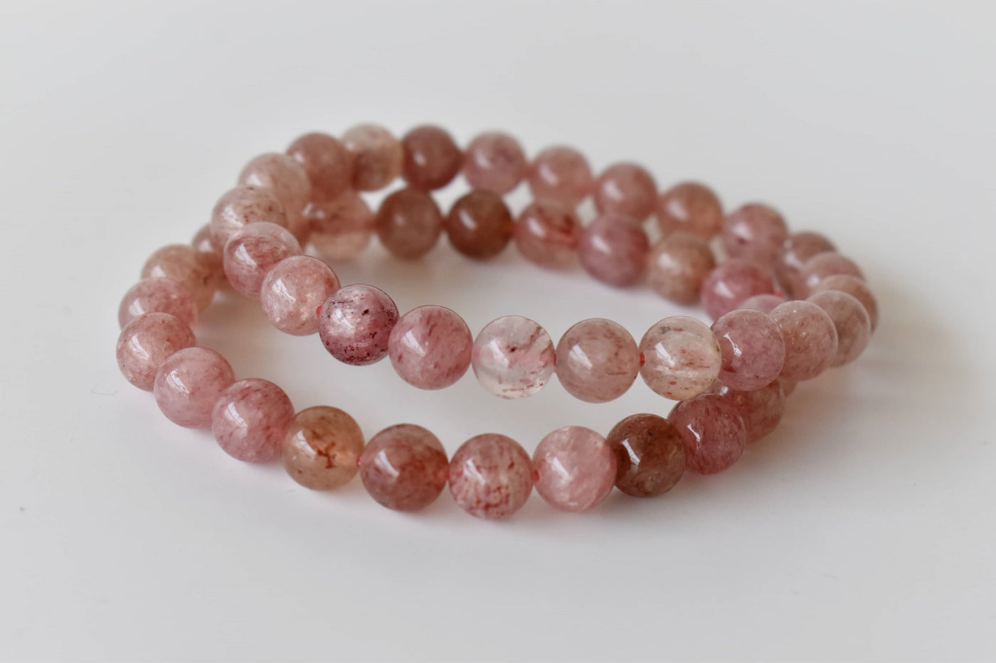 Strawberry Quartz Bracelet (Attraction and Emotional Calmness)