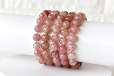 Strawberry Quartz Bracelet (Attraction and Emotional Calmness)