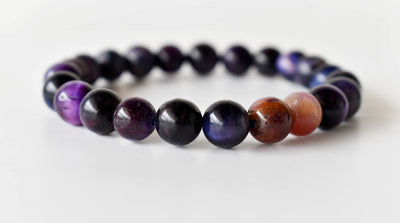 Violet Tiger Cats Eye Bracelet (Creativity and Intuition)