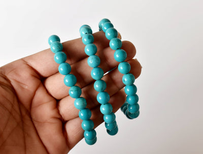 Turquoise Howlite Bracelet (Dream Recall and Patience)