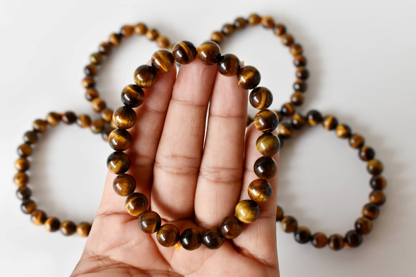 Tiger Eye Bracelet (Spiritual Stability and Self-Confidence)