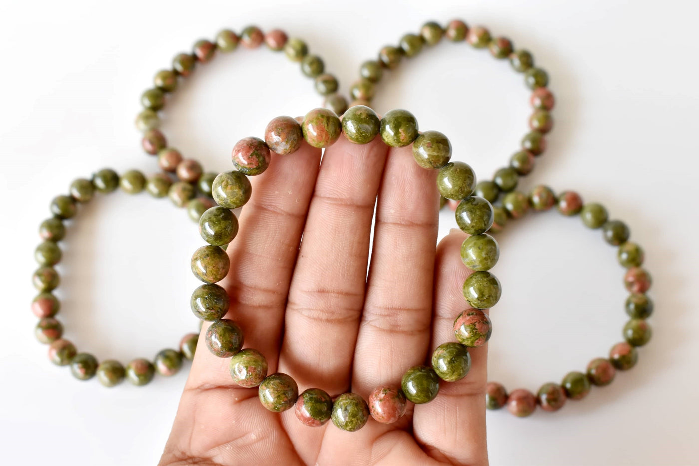 Unakite Bracelet (Vision and Inner Peace)