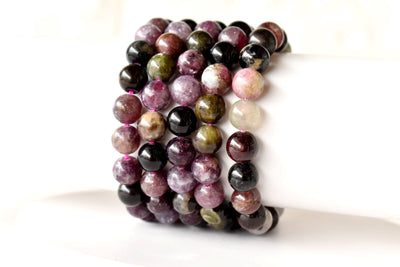 Watermelon Tourmaline Bracelet(Sense of Compassion and Sympathy)