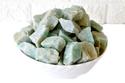 Raw Amazonite Rough Rocks (Luck  and Success)