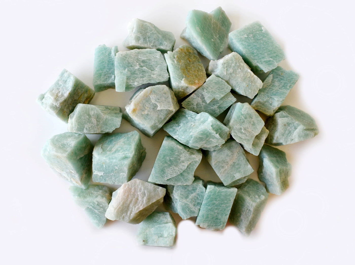 Raw Amazonite Rough Rocks (Luck  and Success)