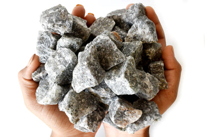 Black Rutile Rough Rocks (Promotes Strength and Growth)