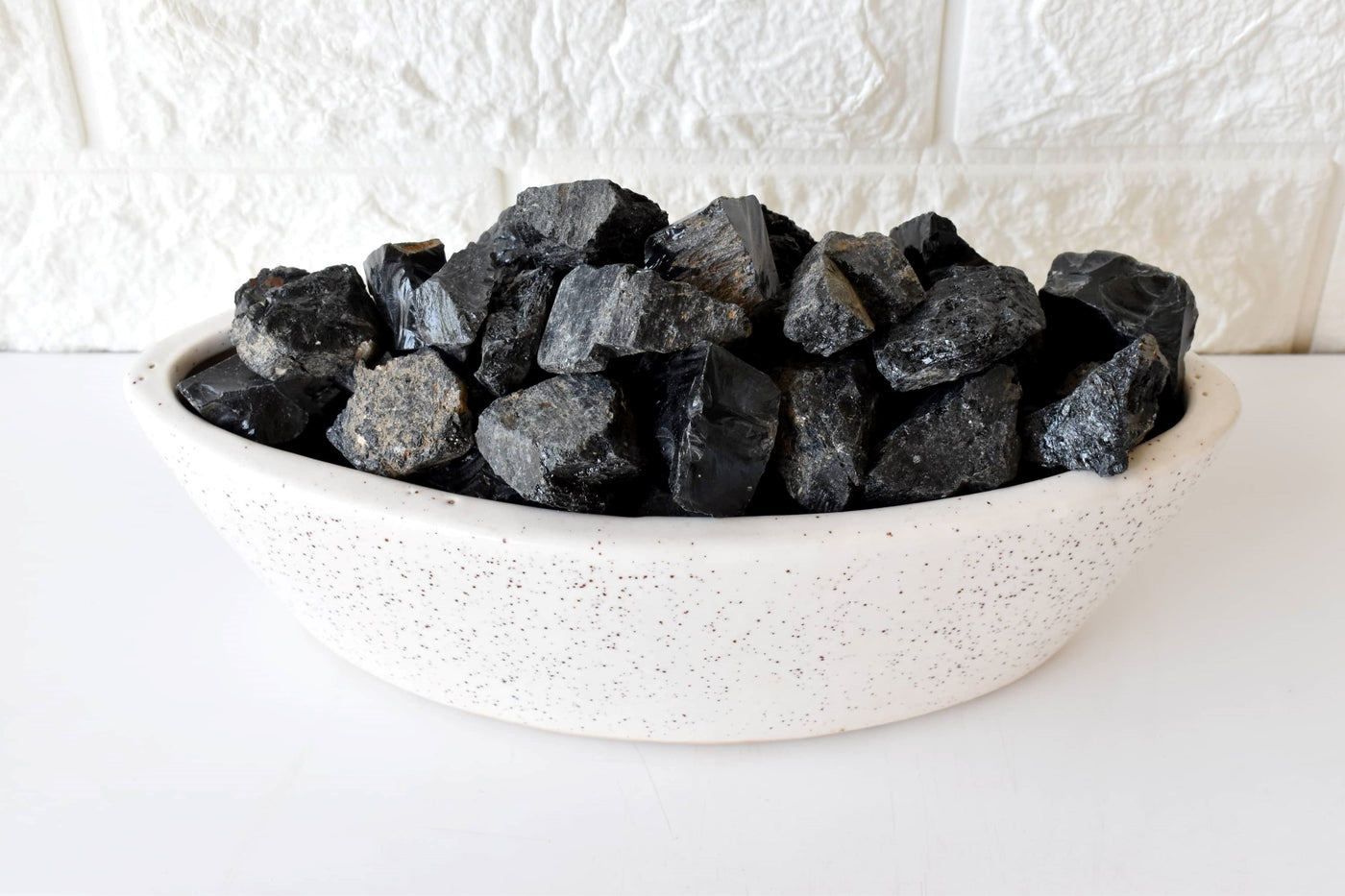 Black Tourmaline Rough Rocks (Causing Physical Ailments and Emotional Distress)