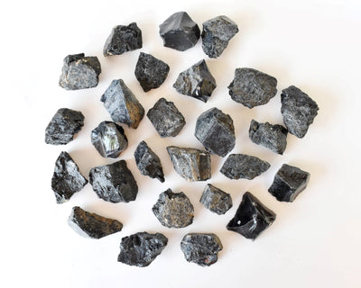 Black Tourmaline Rough Rocks (Causing Physical Ailments and Emotional Distress)