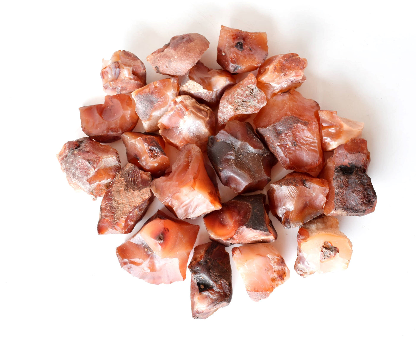 Carnelian Rough Rocks (Motivation and Stimulates Creativity)