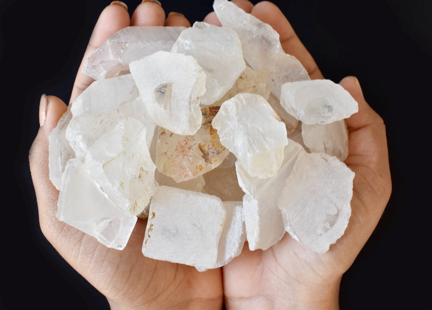 Crystal Quartz Rough Rocks (Balances Energy and Concentration)