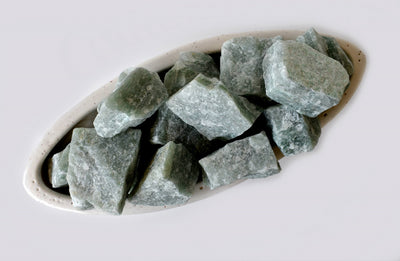 Green Aventurine Rough Rocks (Grounding and Stability)