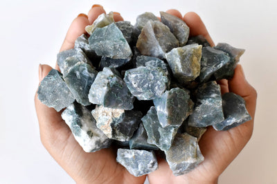 Moss Agate Rough Rocks(Encourage Tranquility and Emotional Balance)