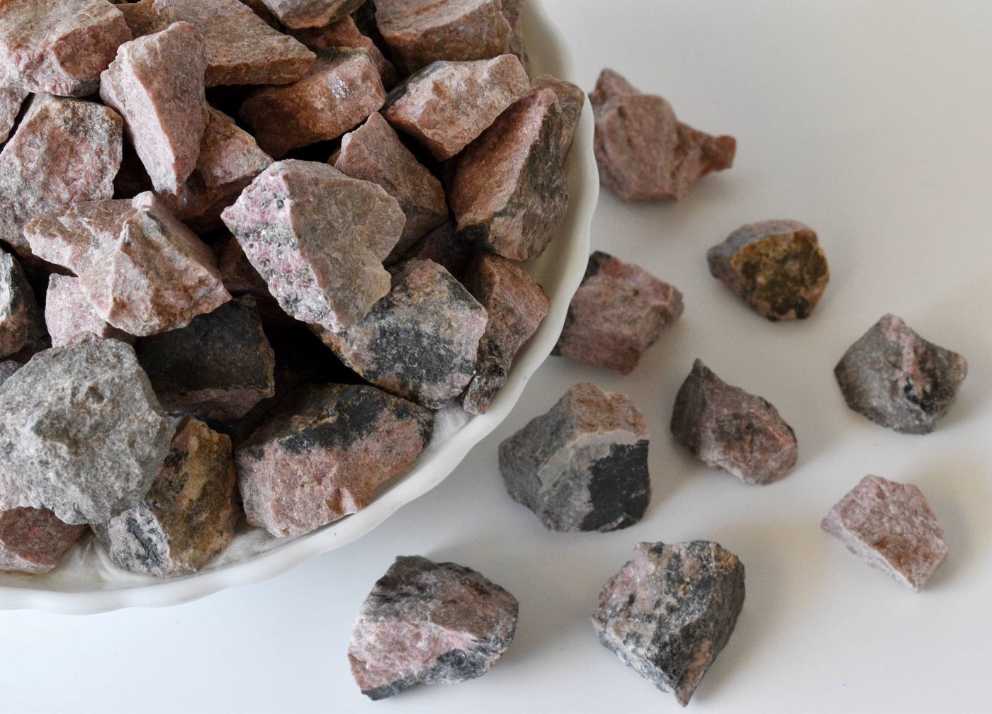 Rhodonite Rough Rocks (Empathy and Generosity)