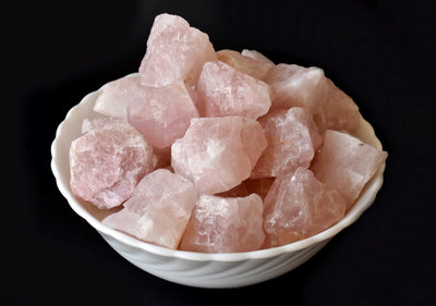 Pierres naturelles brutes de quartz rose Pierres brutes de quartz rose de 1 pouce, morceaux de cristal brut en taille de paquet 4 oz, 1/2 lb, 1 lb.