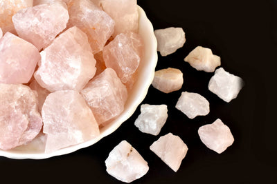 Pierres naturelles brutes de quartz rose Pierres brutes de quartz rose de 1 pouce, morceaux de cristal brut en taille de paquet 4 oz, 1/2 lb, 1 lb.