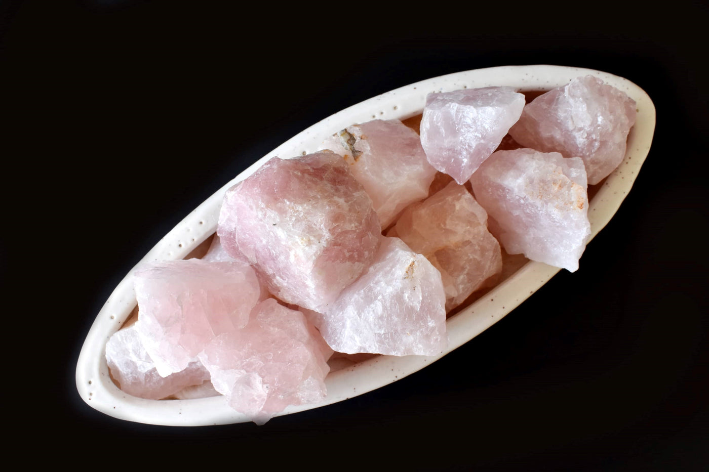 Pierres naturelles brutes de quartz rose Pierres brutes de quartz rose de 1 pouce, morceaux de cristal brut en taille de paquet 4 oz, 1/2 lb, 1 lb.