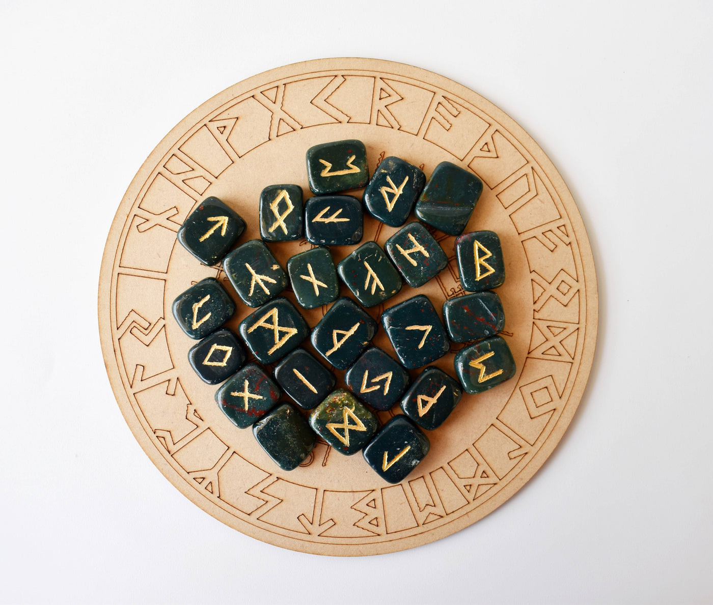 Bloodstone Rune Set  (Protection and Strength)