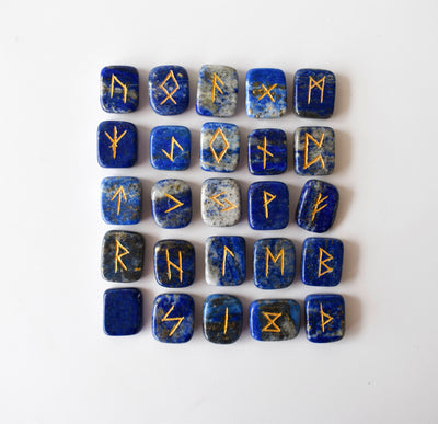 Lapis Lazuli Rune Set  (Angelic Communication and Insight )