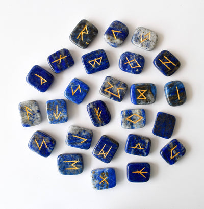 Lapis Lazuli Rune Set  (Angelic Communication and Insight )