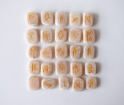 Moonstone Rune Set  (Generosity and Gentle Self-Expression)