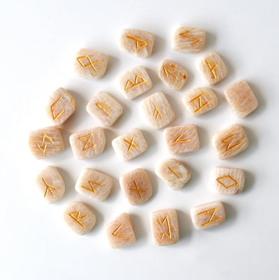 Moonstone Rune Set  (Generosity and Gentle Self-Expression)