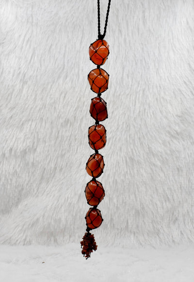 Carnelian Crystal Hanger, Car Accessories (Courage and Manifestation)