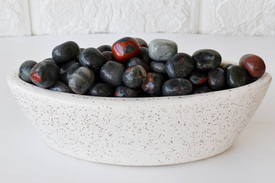 African Bloodstone Tumbled Crystals (Abundance of wealth and Protection)