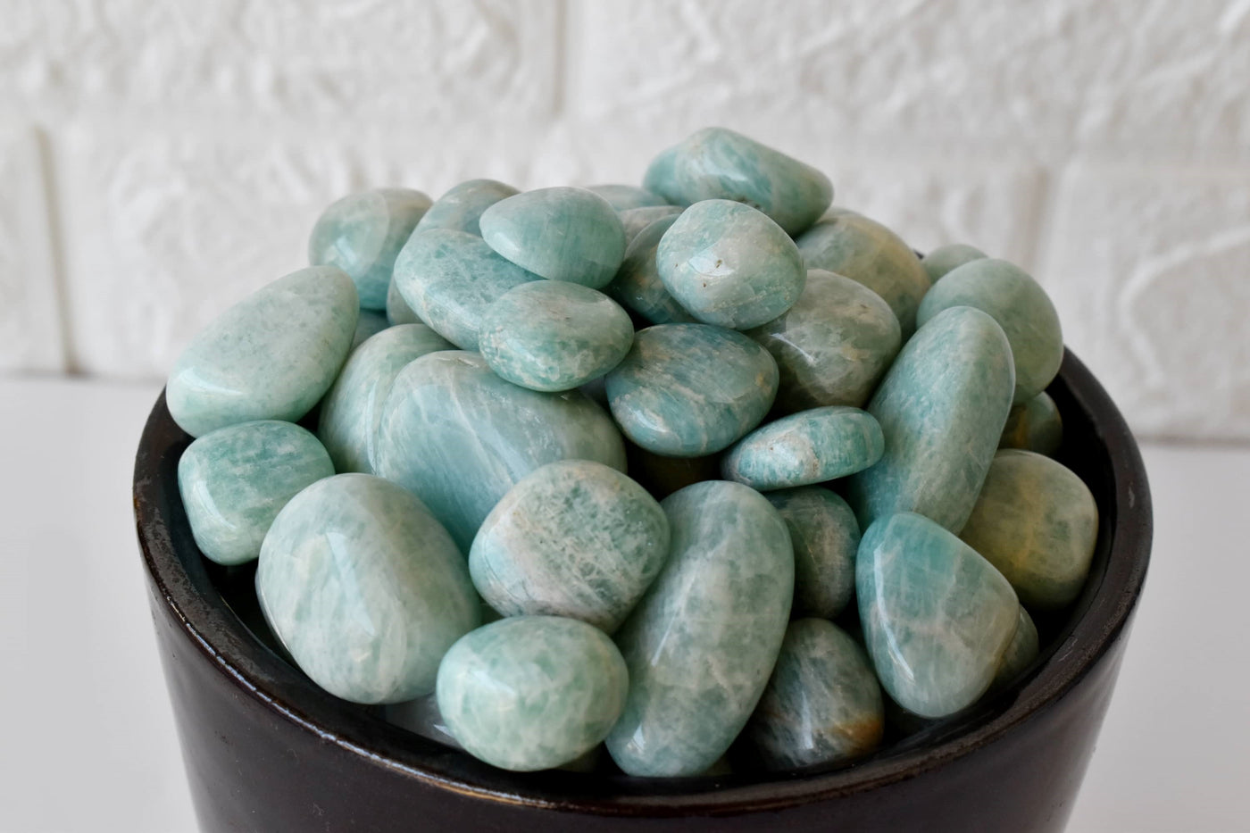 Amazonite Tumbled Crystals(Alignment Of Chakra & Breaking Addictions)